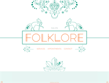 Tablet Screenshot of folkloresalon.com